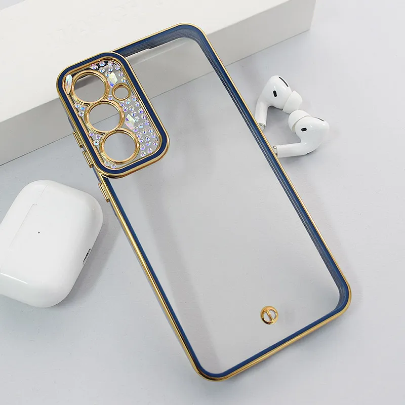 Maska za Samsung A55 5G/ A556B Luxury Crystal Clear plava