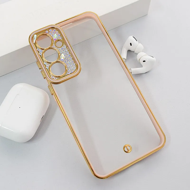 Maska za Samsung A55 5G/ A556B Luxury Crystal Clear roze
