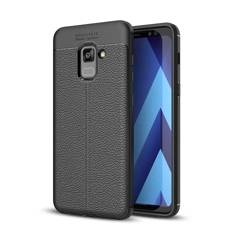 Maska za Samsung A8 Plus/ A730 (2018) crna Elegant man exclusive