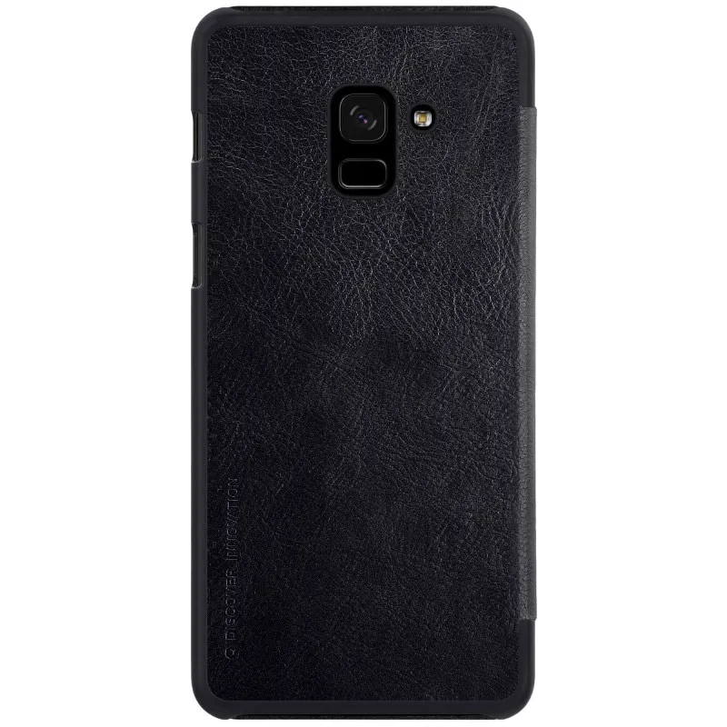 Maska za Samsung A8 Plus/ A730 (2018) crna na preklop Nillkin Qin