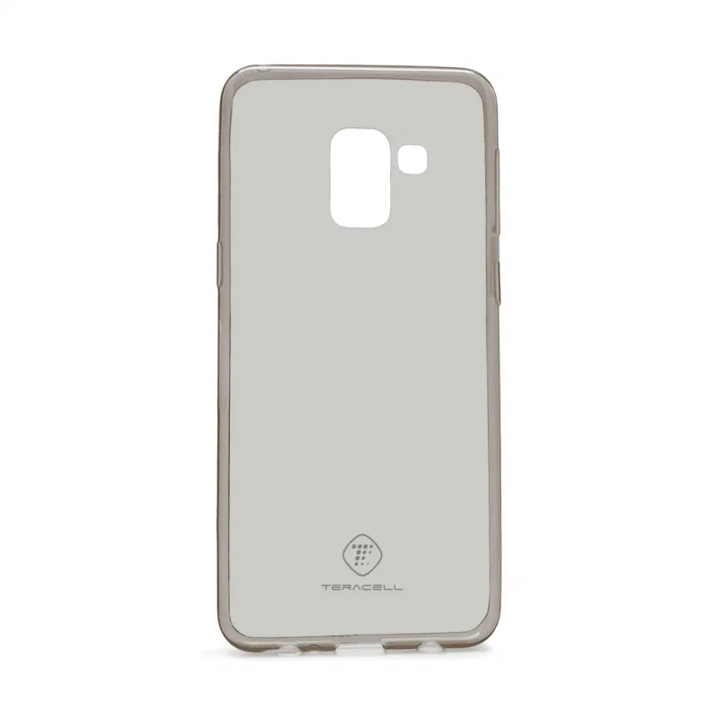 Maska za Samsung A8 Plus/ A730 (2018) Teracell Skin transparent crna
