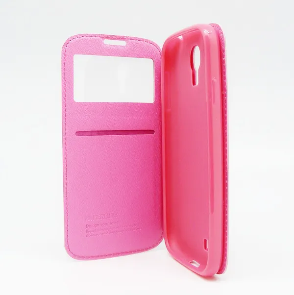 Maska za Samsung G925 S6 Edge na preklop Mercury View pink