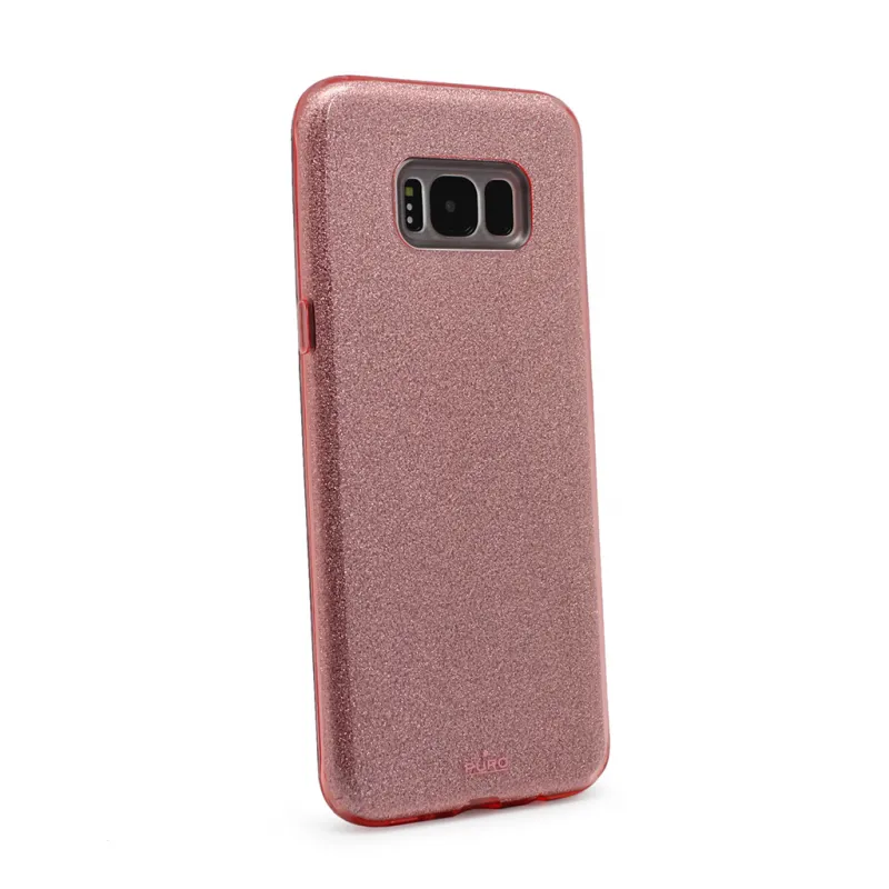Maska za Samsung G955 S8 plus Puro Shine roze