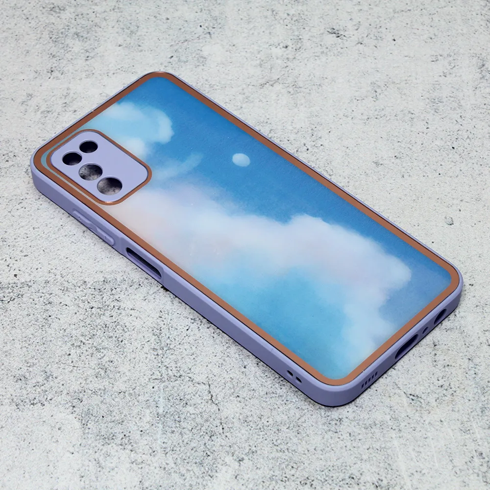 Maska za Samsung Galaxy A03s (EU) Candy Marble lila