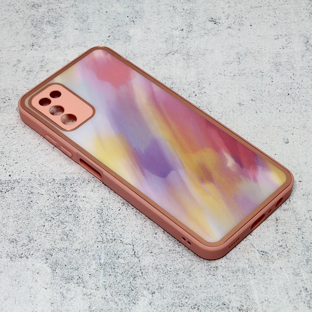 Maska za Samsung Galaxy A03s (EU) Candy Marble svetlo ljubičasta