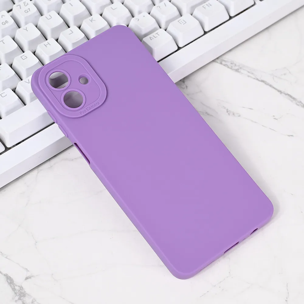 Maska za Samsung A075F Galaxy A07 4G Silikon Pro Camera ljubičasta