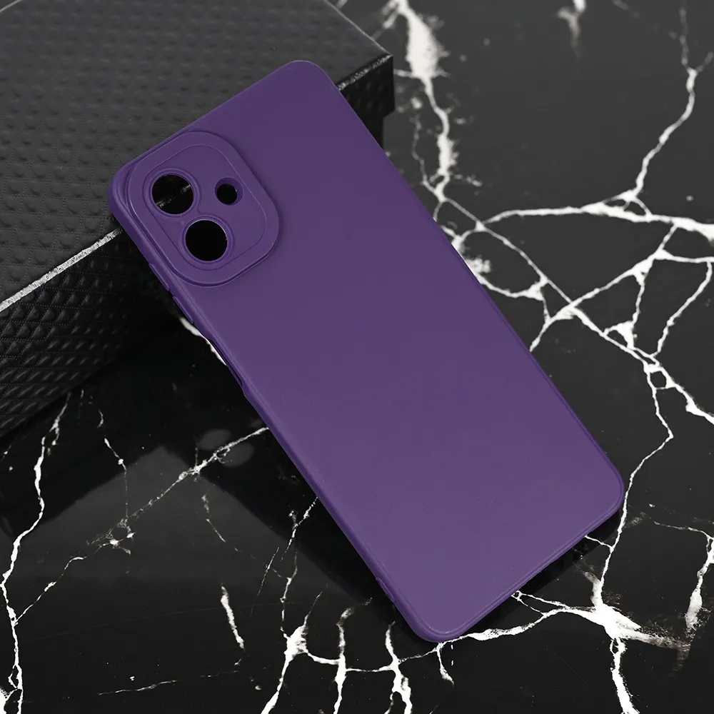 Maska za Samsung Galaxy A07 mat Teracell Giulietta tamno ljubičasta