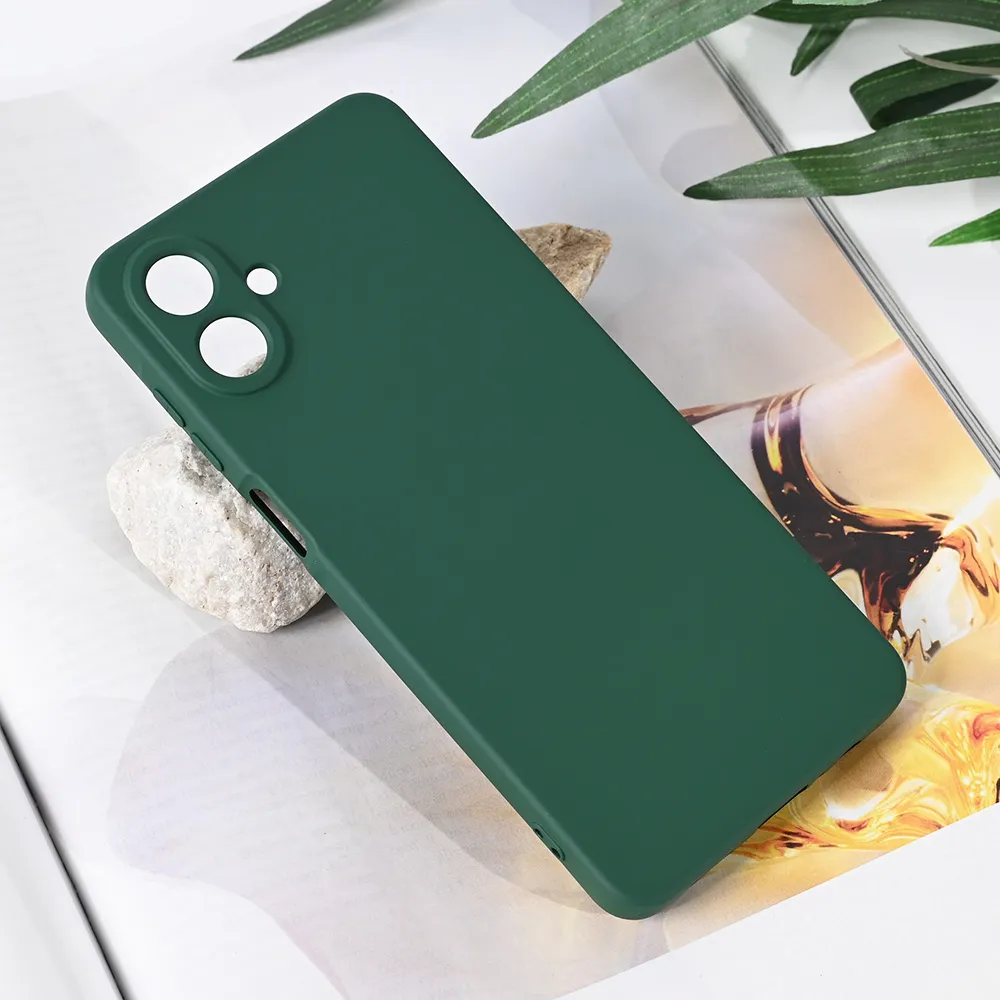 Maska za Samsung A075F Galaxy A07 tamno zelena Teracell Soft Velvet