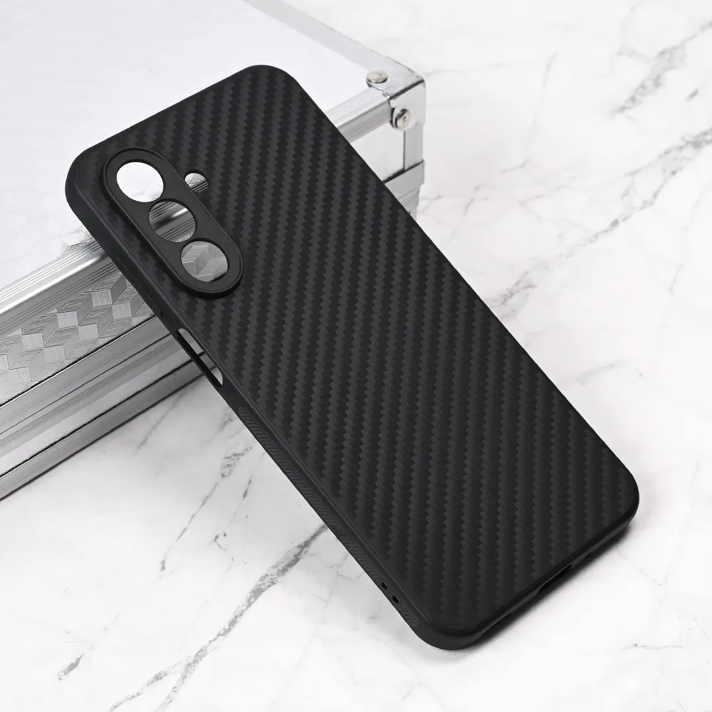 Maska za Samsung Galaxy A17 Carbon fiber crna