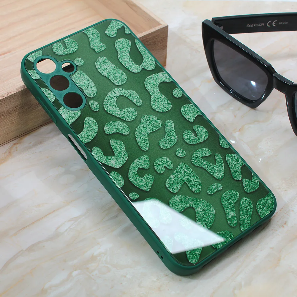Maska za Samsung Galaxy A24 4G Shiny glass zelena
