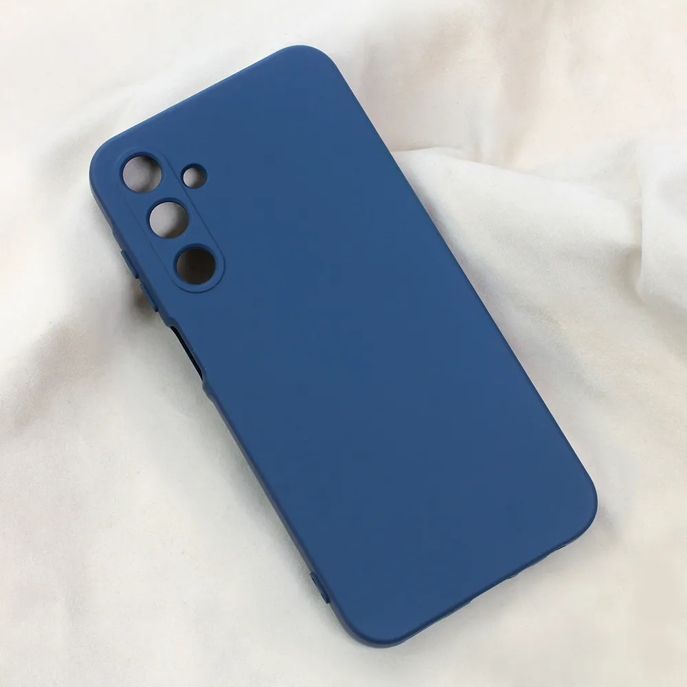 Maska za Samsung Galaxy A25 5G Teracell Soft Velvet tamno plava