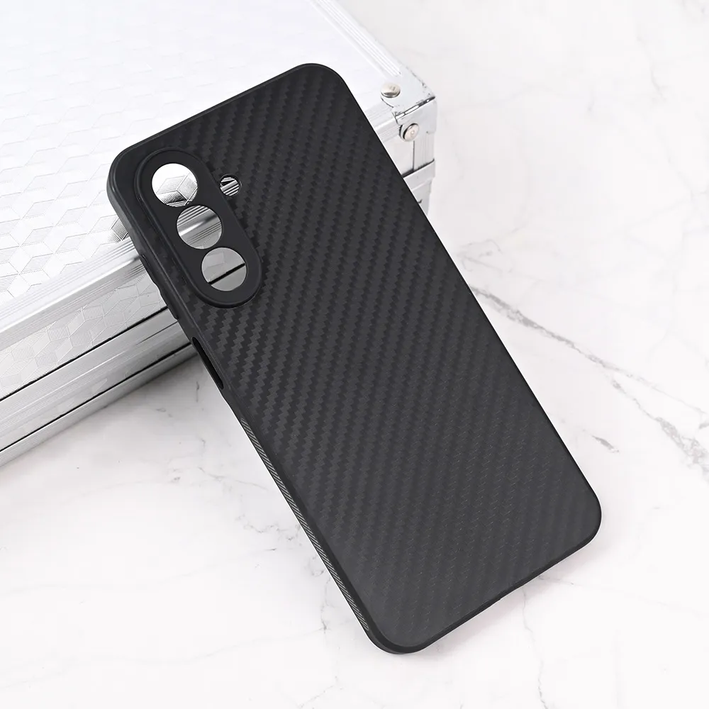 Maska za Samsung Galaxy A26 5G Carbon fiber crna