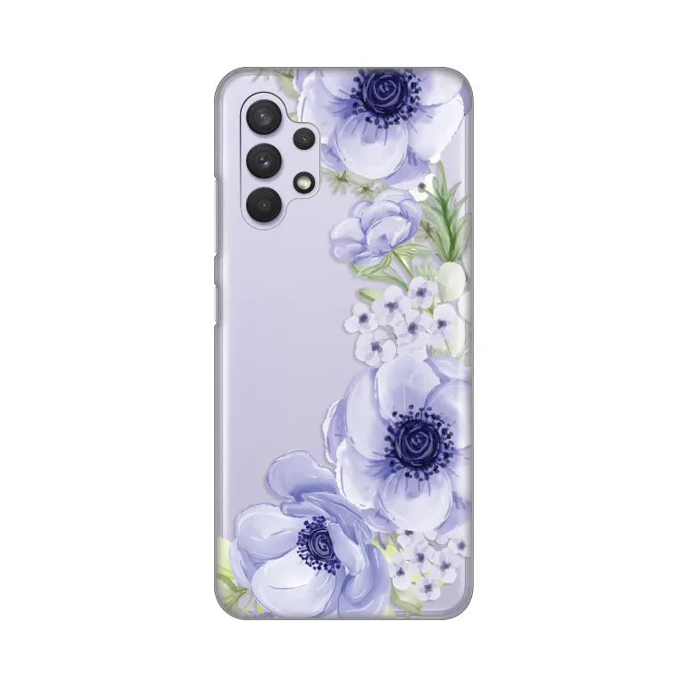 Maska za Samsung Galaxy A32 4G (EU) Blue Roses Silikonska Print Skin
