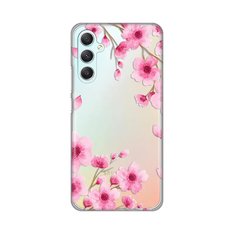 Maska za Samsung Galaxy A34 5G Rose flowers Silikonska Print Skin