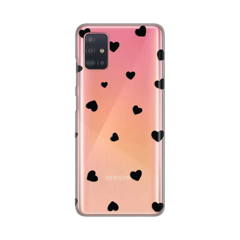 Maska za Samsung Galaxy A51 Hearts Silikonska Print Skin