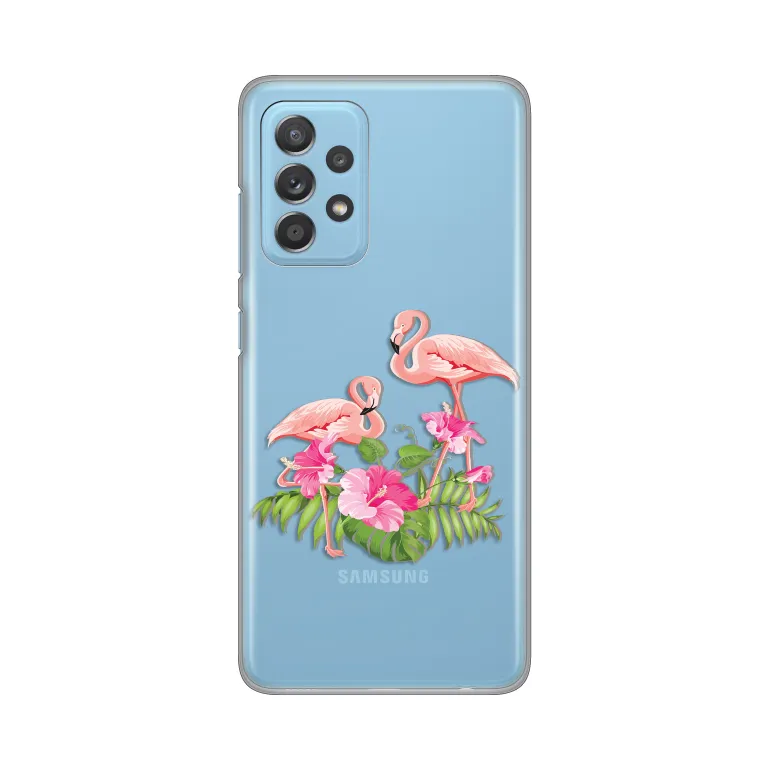Maska za Samsung Galaxy A53 5G Flamingo Silikonska Print Skin