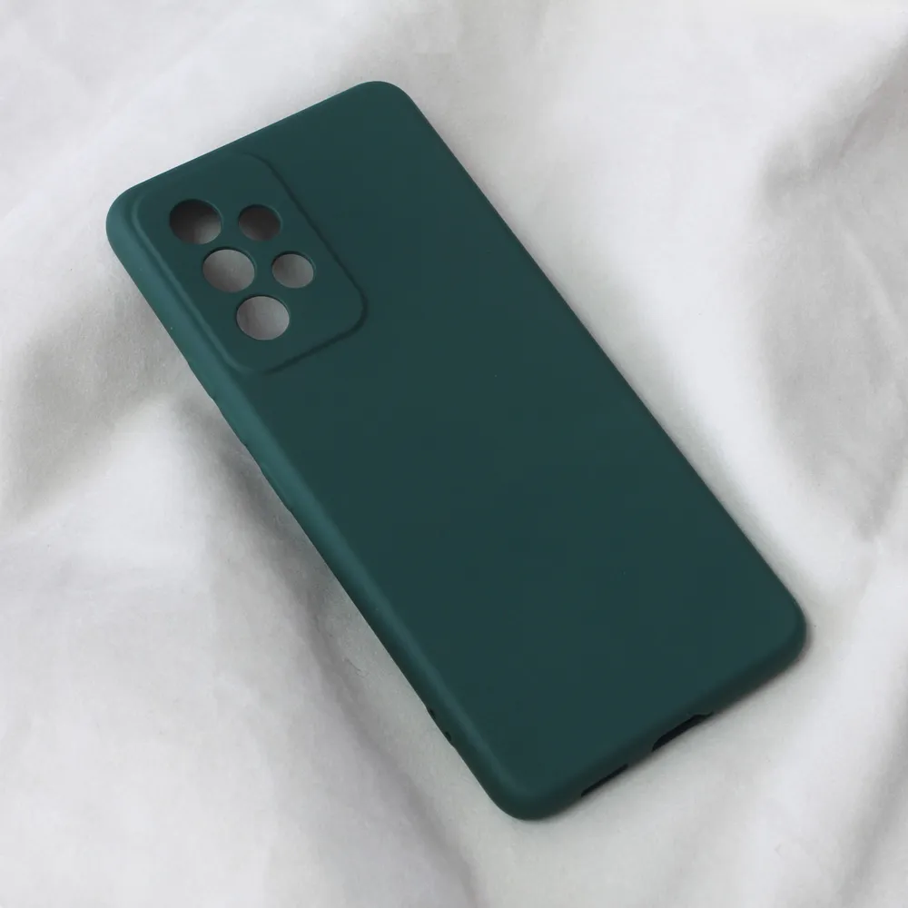 Maska za Samsung Galaxy A53 5G Teracell Soft Velvet tamno zelena