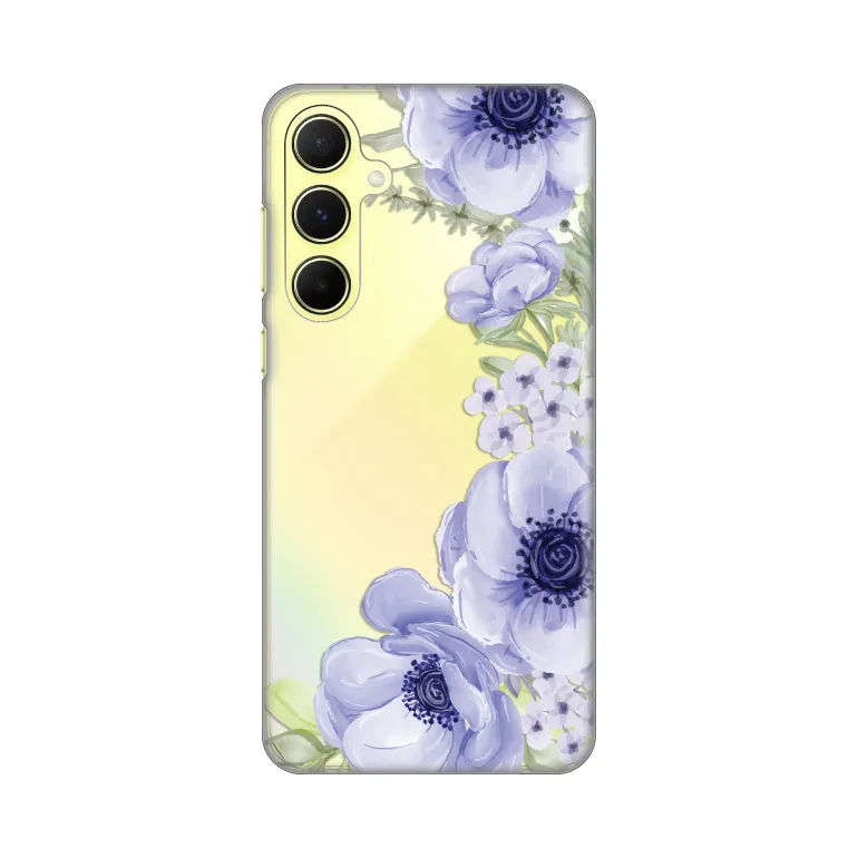 Maska za Samsung Galaxy A55 5G Blue Roses Silikonska Print Skin