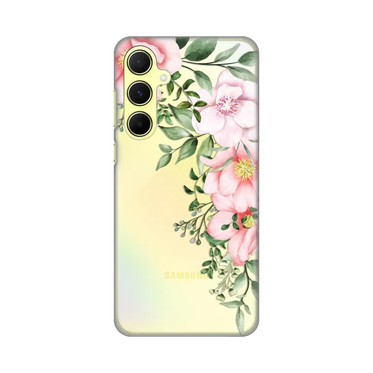 Maska za Samsung Galaxy A55 5G Gentle Rose Pattern Silikonska Print Skin