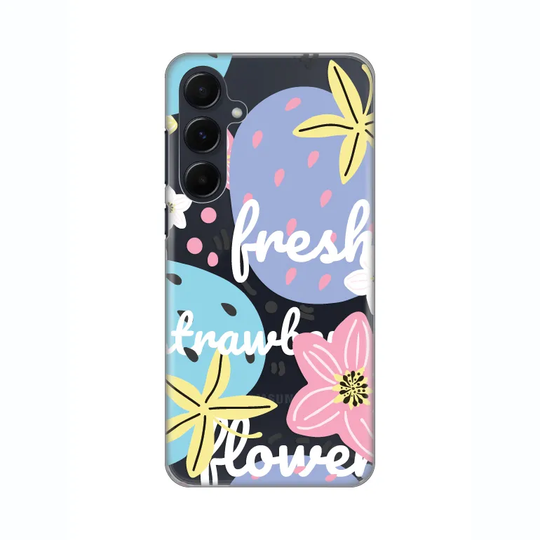 Maska za Samsung Galaxy A55 Fresh Pastel Silikonska Print Skin