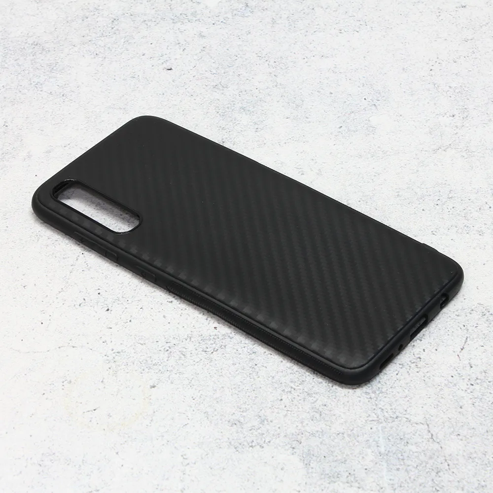 Maska za Samsung Galaxy A70 Carbon fiber crna