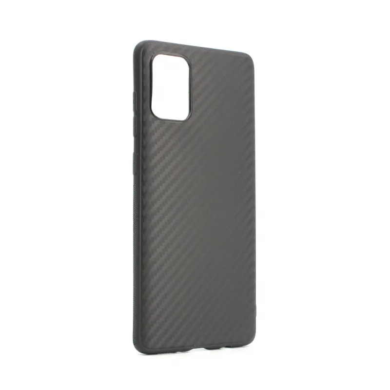Maska za Samsung Galaxy A71 Carbon fiber crna