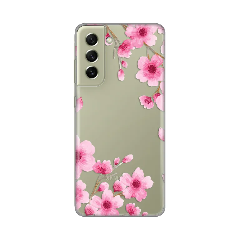 Maska za Samsung Galaxy S21 FE Rose Flowers Silikonska Print Skin