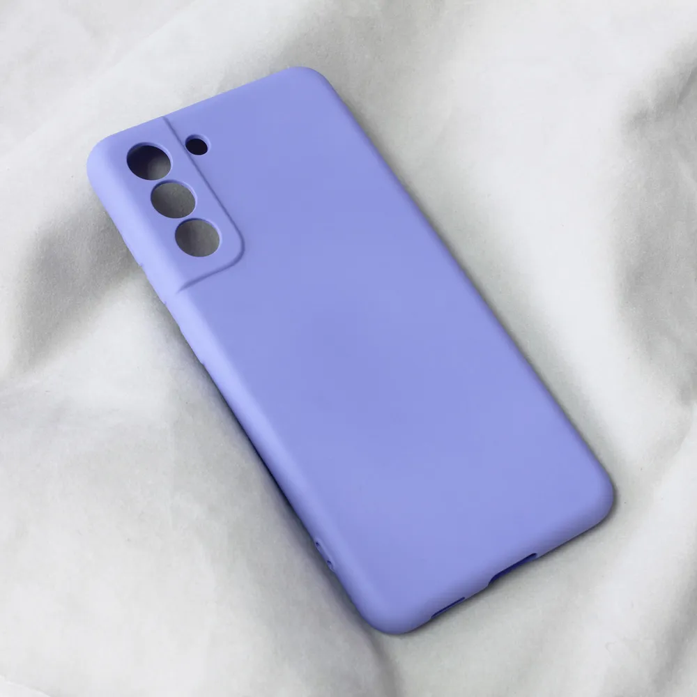 Maska za Samsung Galaxy S21 FE Teracell Soft Velvet ljubičasta