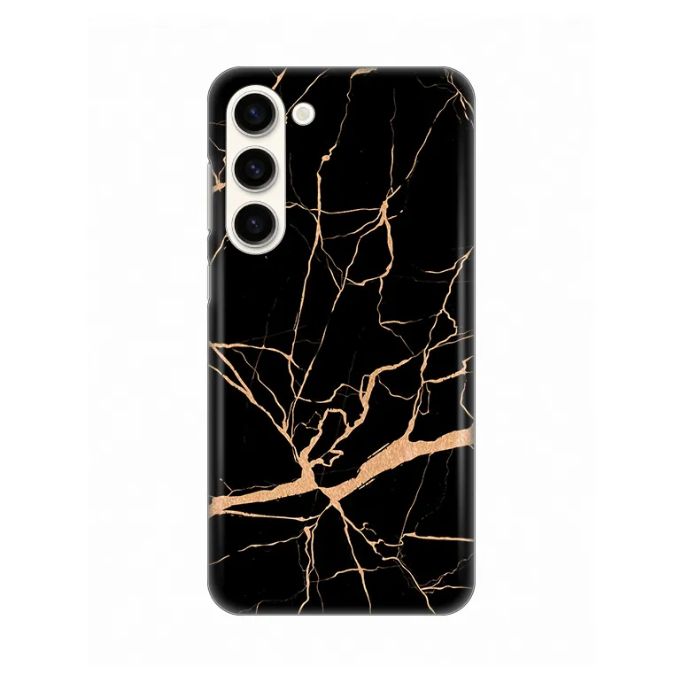 Maska za Samsung Galaxy S23 Plus All Black Silikonska Print