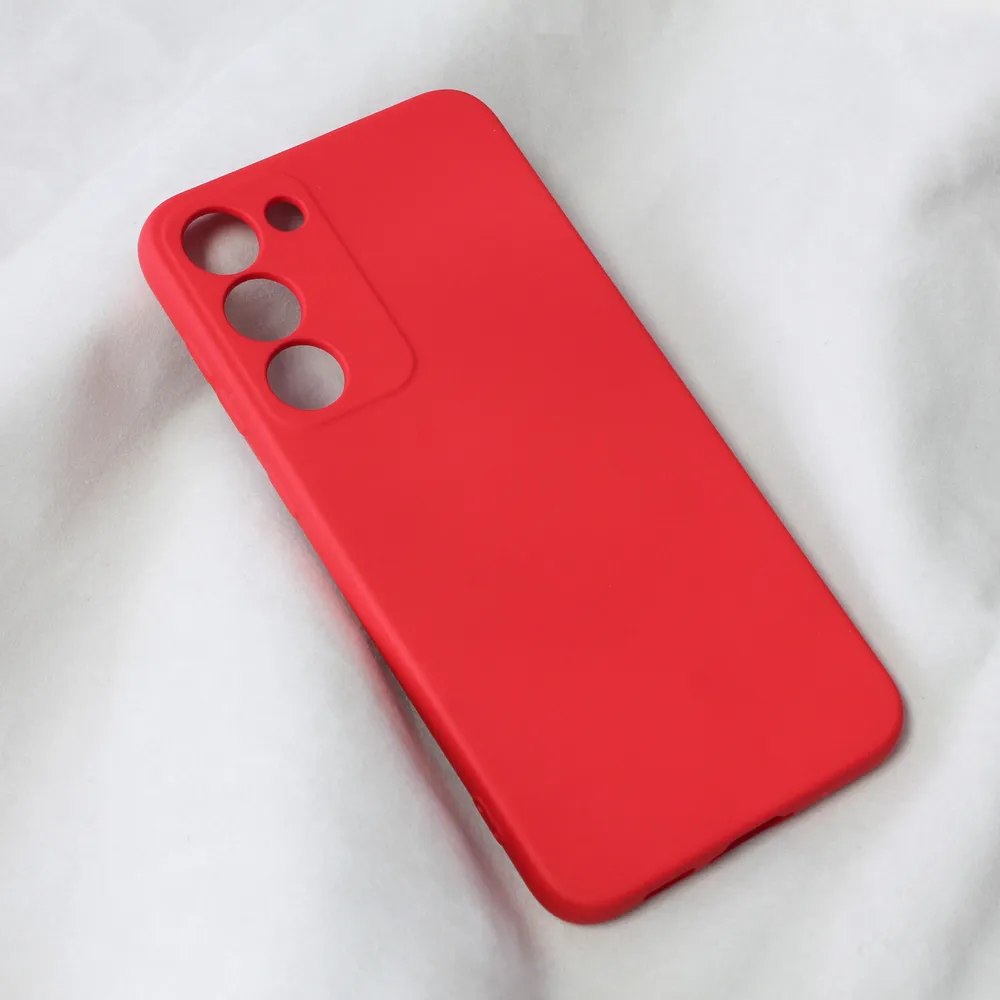Maska za Samsung Galaxy S23 Plus Teracell Soft Velvet crvena