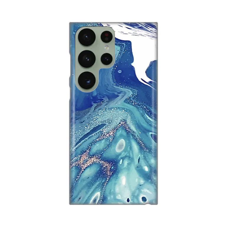 Maska za Samsung Galaxy S23 Ultra Blue Marble Silikonska Print
