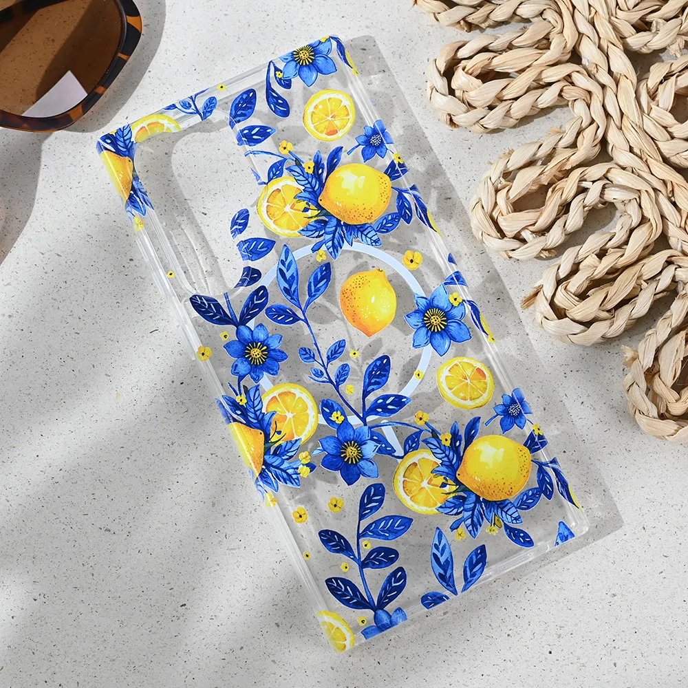 Maska za Samsung Galaxy S23 Ultra Mediteran Lemon Print Magsafe