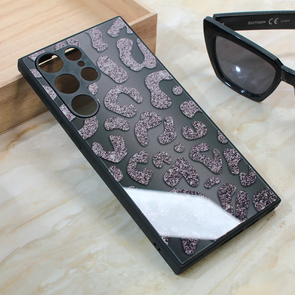Maska za Samsung Galaxy S23 Ultra Shiny glass crna