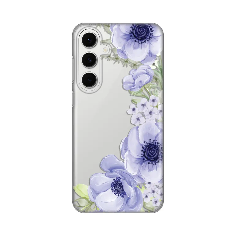 Maska za Samsung Galaxy S24 Fe Blue Roses Silikonska Print Skin