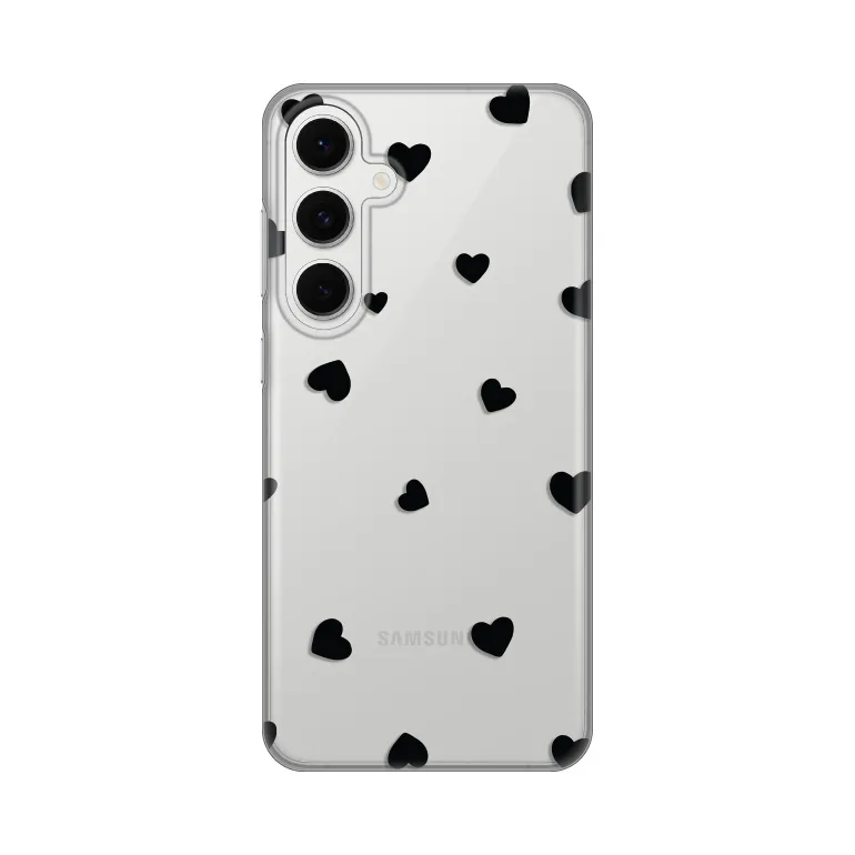 Maska za Samsung Galaxy S24 Fe Hearts Silikonska Print Skin