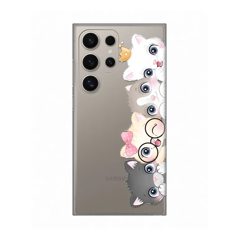 Maska za Samsung Galaxy S24 Ultra Cats Silikonska Print Skin