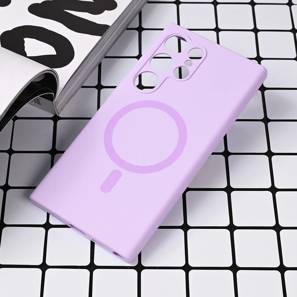 Maska za Samsung Galaxy S24 Ultra Magsafe Pure color lila
