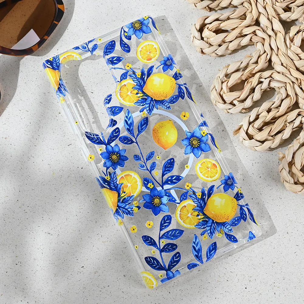 Maska za Samsung Galaxy S24 Ultra Mediteran Lemon Print Magsafe