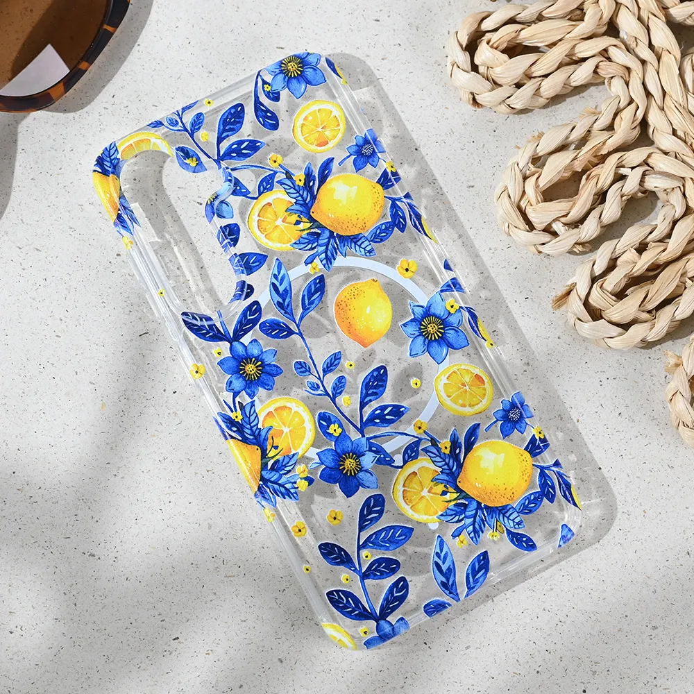 Maska za Samsung Galaxy S25 Mediteran Lemon Print Magsafe