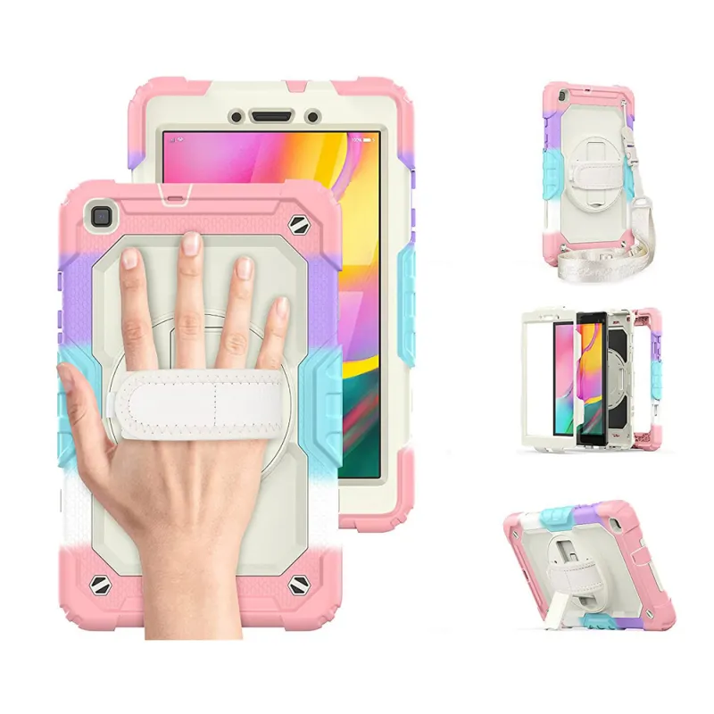 Maska za Samsung Galaxy Tab A8.0 2019 Rainbow Port roze