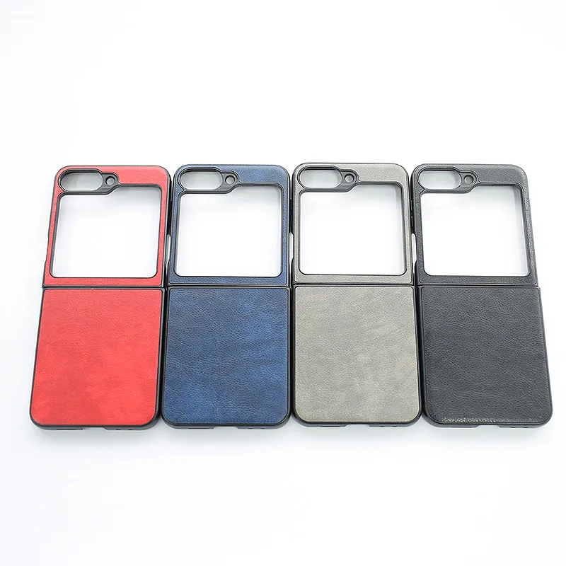 Maska za Samsung Galaxy Z Flip 6/ F741B Leather crvena