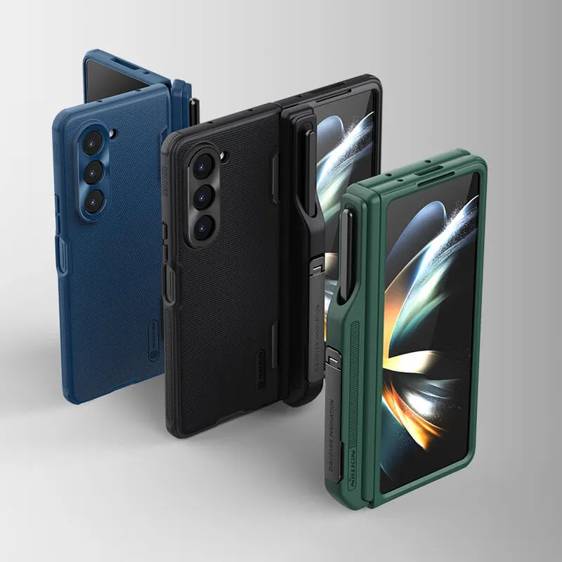 Maska za Samsung Galaxy Z Fold 5 5G/ F946B (sa otvorom za olovku) Nillkin Super Frosted Shield Fold zelena