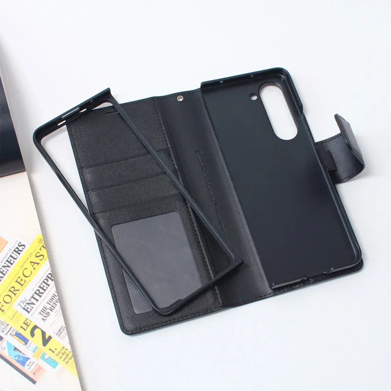 Maska za Samsung Galaxy Z Fold 6/ F956B na preklop Hanman Mill crna