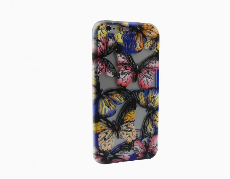 Maska za Samsung i8190 black-yellow Butterfly