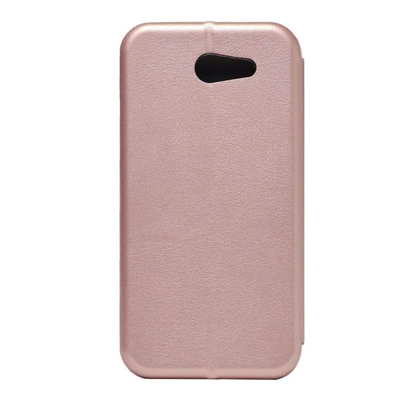 Maska za Samsung J3/ J327 2017 (USA) na preklop Teracell Flip Premium roze zlatna