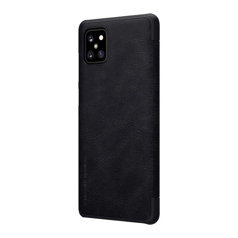Maska za Samsung Note 10 Lite/ N770/ A81/ A815F na preklop Nillkin Qin crna