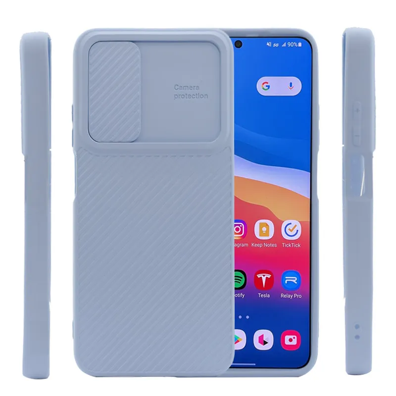 Maska za Samsung Note 20/ N980F Camera Shield solid Tip1 crna