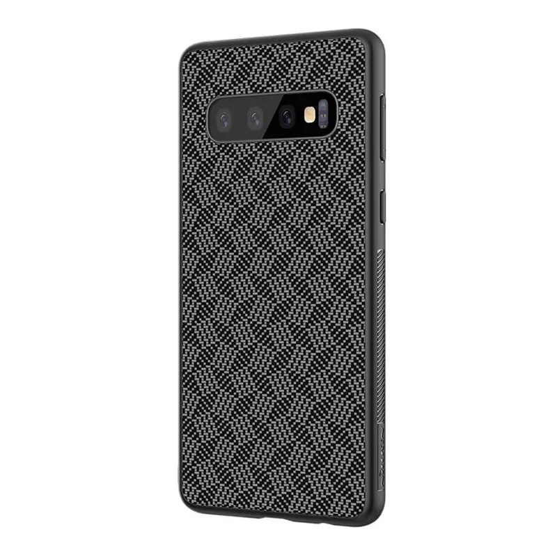 Maska za Samsung S10/ G973 crno siva Nillkin Synthetic Fiber