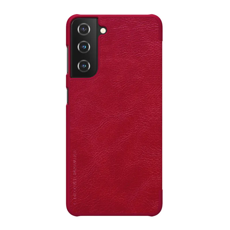 Maska za Samsung S21 Plus/ G99B / S30 Plus na preklop Nillkin Qin crvena
