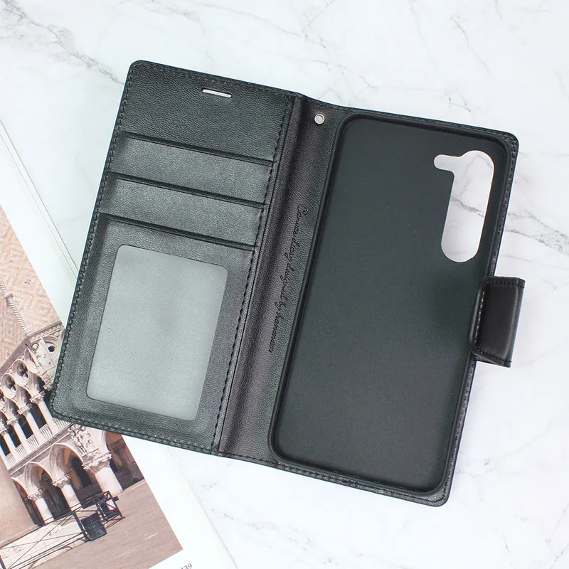 Maska za Samsung S23/ S911B na preklop Hanman Mill crna